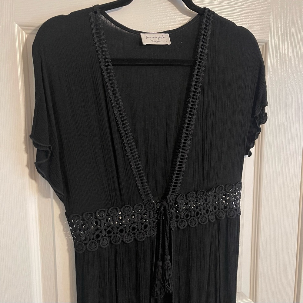 Lavender Field Bathing Suit Coverup